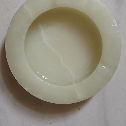 Onyx ashtray 13cm vintage used