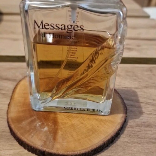 Mariella Burani Messages d' Homme Eau de Toilette 100ml used