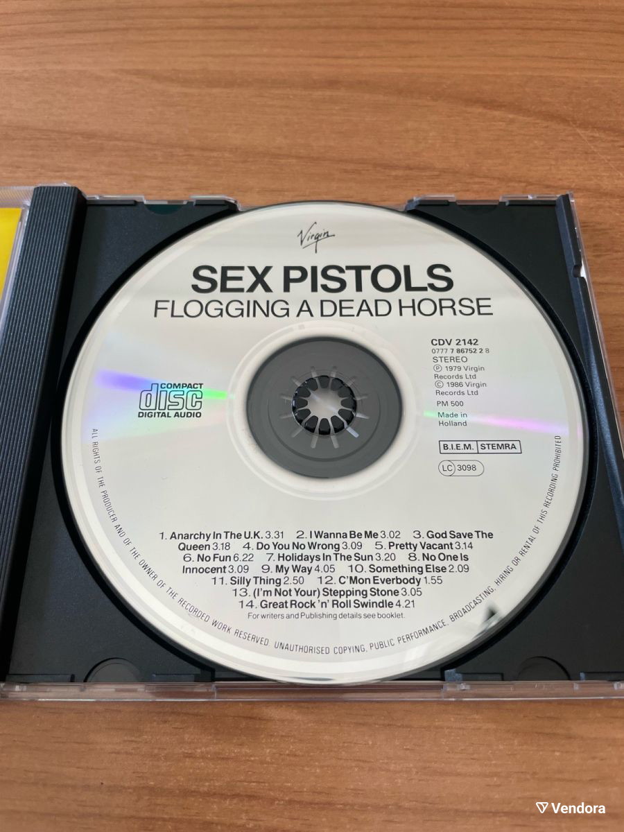 SEX PISTOLS - FLOGGING A DEAD HORSE CD - € 5,00 - Vendora