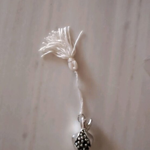 Small decorative pomegranate charm new with tassel