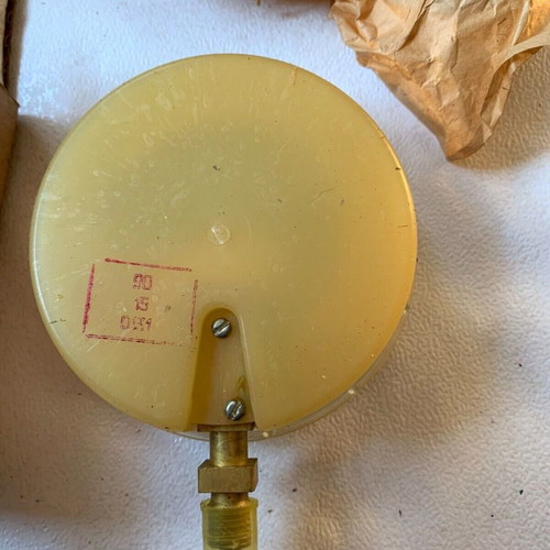 Manometer gas pressure measuring instrument used vintage Soviet origin