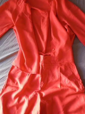 Sac&Co shorts and shirt set like new, red, 100% lyocell