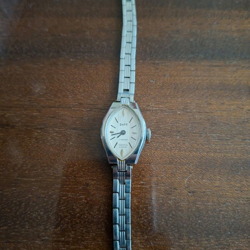 Zaria mechanical watch women's used, vintage USSR