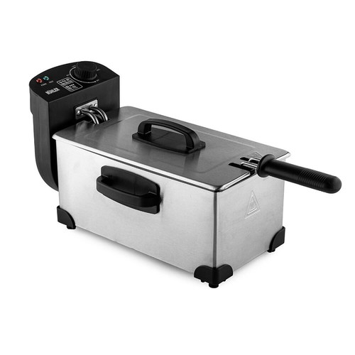 Muhler DF-3030IX deep fryer 3lt silver new