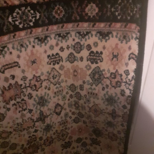 Wool rug used, runner 8.00x0.76