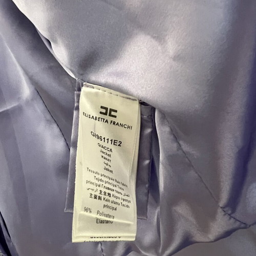 Elisabetta Franchi women's blazer new, purple, size S