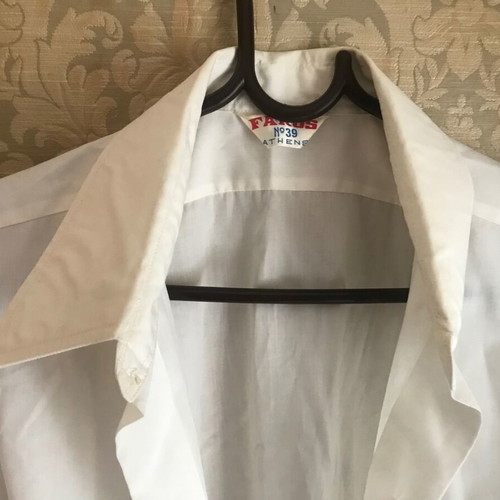 Faros women's white shirt size 39 (M) like new, retro vintage