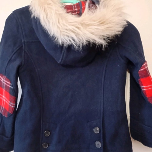 Boys' jacket like new, size 128 cm, blue Oreo color