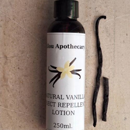 Allou Apothecary Natural Vanilla Insect Repellent Lotion 250ml new
