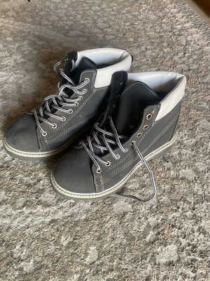 Zara ankle boots used, gray, size 36