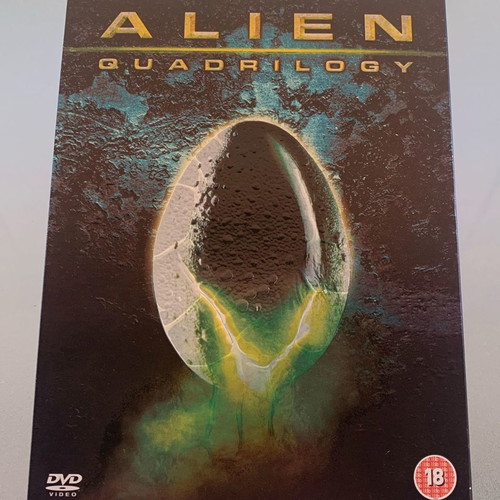 Alien Quadrilogy DVD used, 4 movies with English subtitles