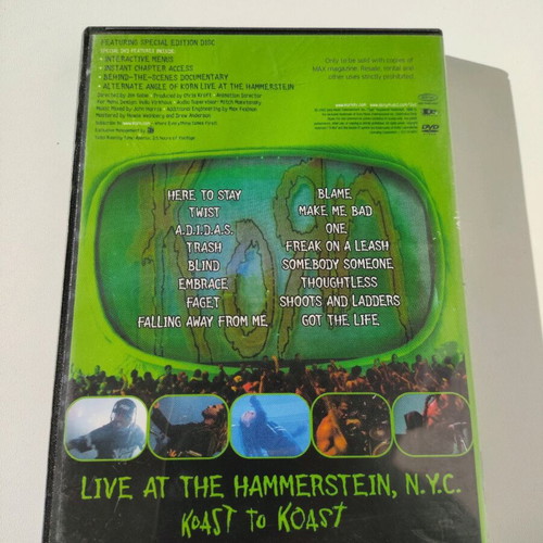 Korn Live at Hammerstein DVD used, metal