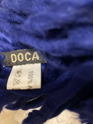 Doca scarf used, blue