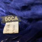 Doca scarf used, blue