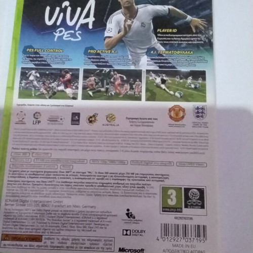 Pes 2013 for Xbox 360 like new