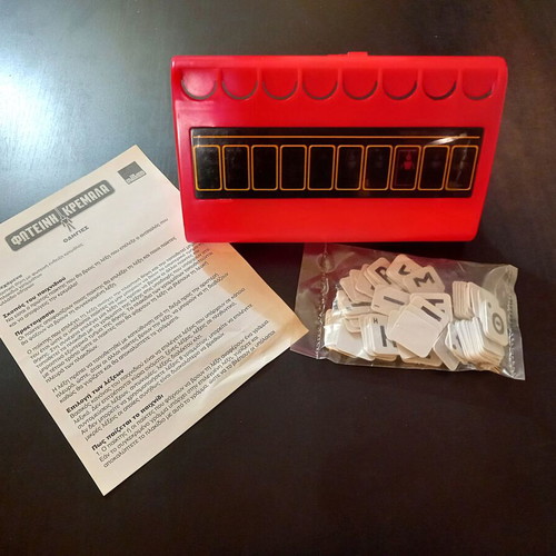 Fotini Hangman Board Game like new, word puzzle