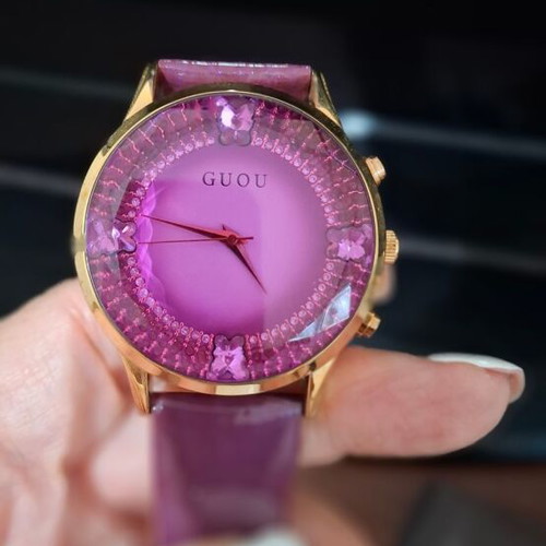 Guou women's watch new with crystals