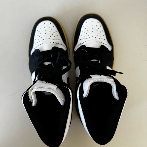 Nike Air Jordan 1 used sneakers, size 37, black and white