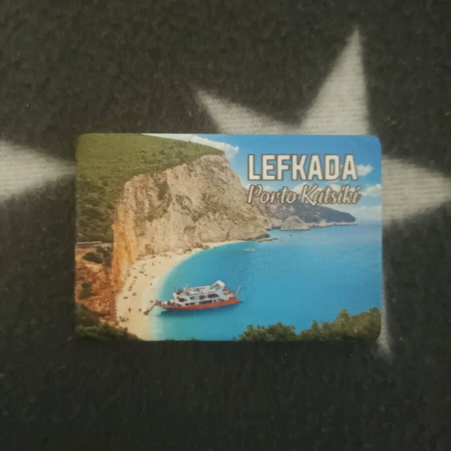 Lefkada magnet with Porto Katsiki beach in like new condition