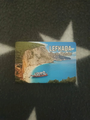 Lefkada magnet with Porto Katsiki beach in like new condition