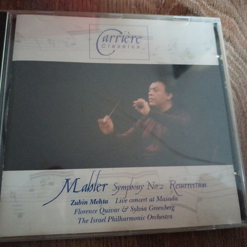 Mahler Symphony No.2 Resurrection CD used, conducted by Zubin Mehta