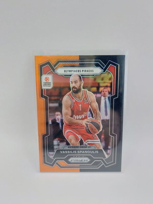 Euroleague Prizm Βασίλης Σπανούλης orange - black Basketball σαν καινούργιο