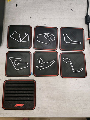Formula 1 track coasters new