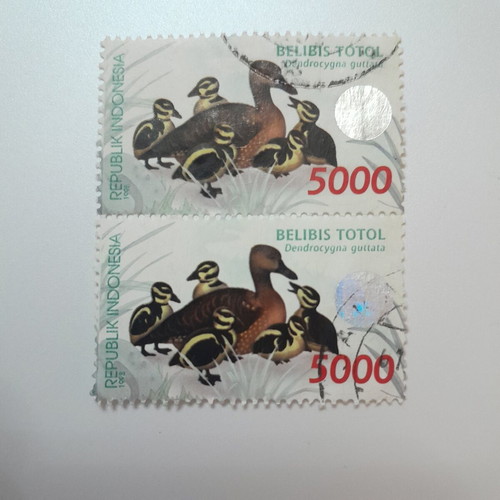 Indonesian stamps pack of 2 with birds, new