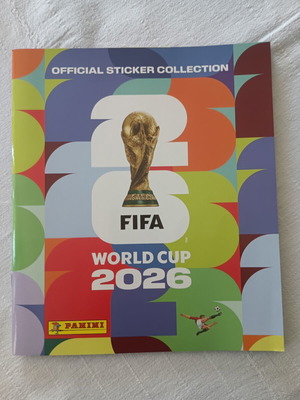 Fifa World Cup 2026 Sticker Album like new with 6 stickers