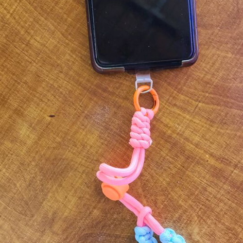 Mobile phone strap with adjustment new