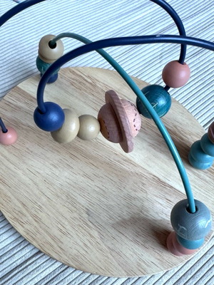 Wooden planets toy Zara home used