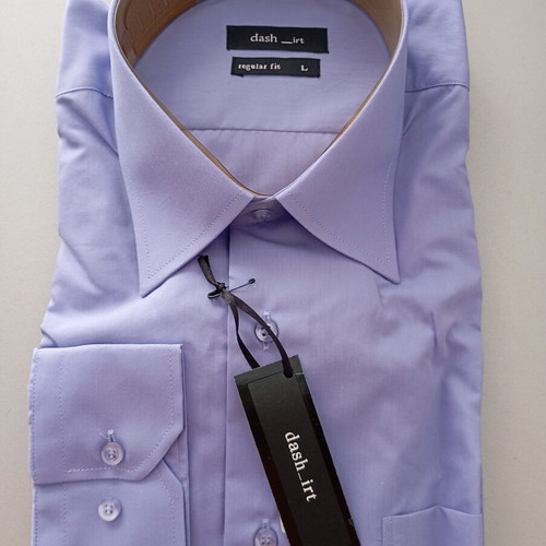 Solano men's long-sleeve shirt new with tag, purple and turquoise, size L
