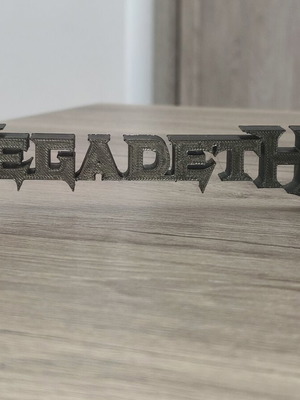 Megadeath logo stand new, 16x3x2cm