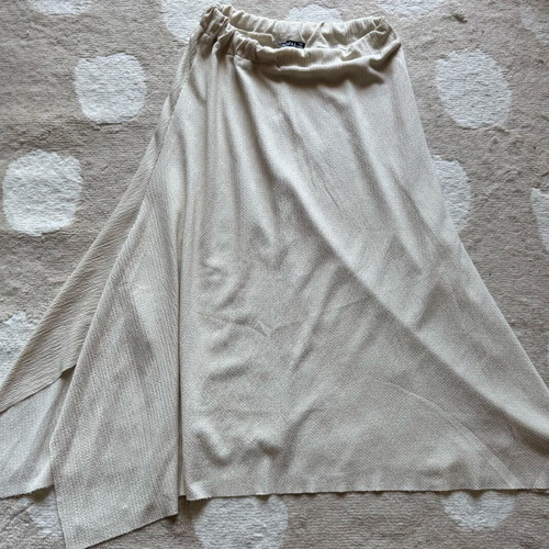 Elegance skirt used, white and beige, size L