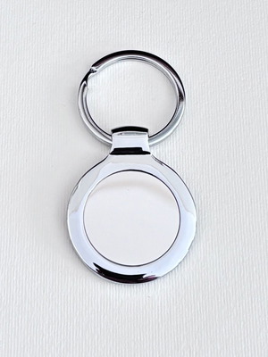 Keychain steel mirror key holder new