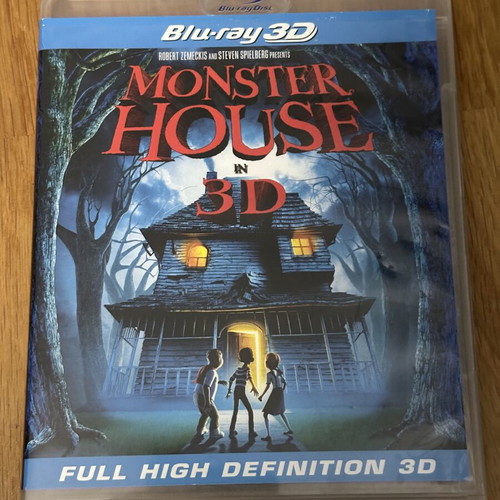 Monster House 3D Blu-Ray like new, Greek dub and subs