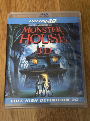 Monster House 3D Blu-Ray like new, Greek dub and subs