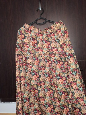 Shein maxi skirt floral