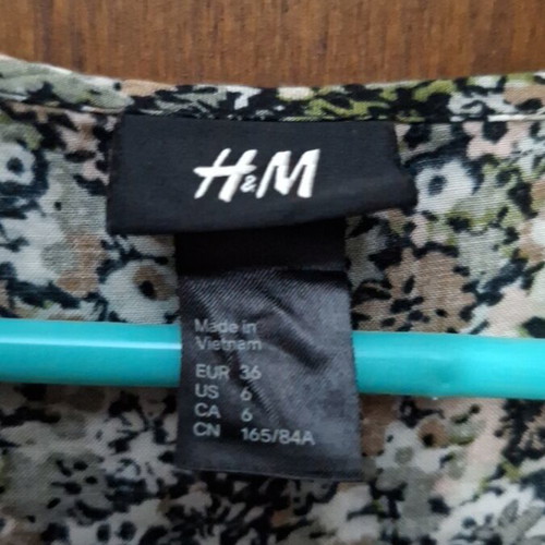 Tunic H&M used, size 36, floral print, loose fit