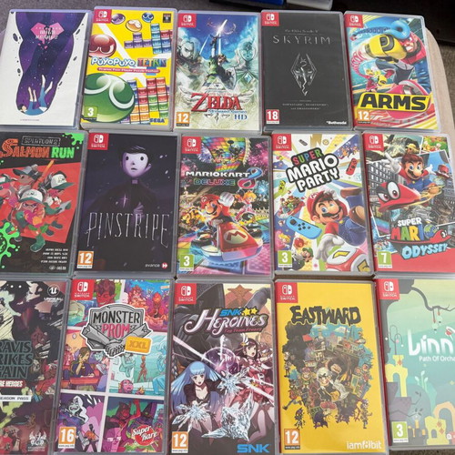 Large Lot of 68 Video Games for Nintendo Switch, PS Vita, PS3 and Xbox New
