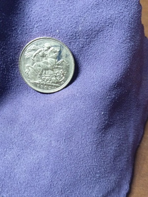 Βρετανική χρυσή λίρα 1902 μεταχειρισμένη με ειδική θηκουλα