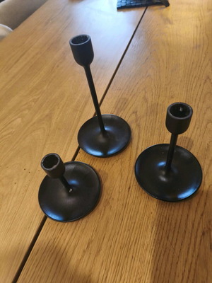 Ikea candlesticks set like new, 3 pieces