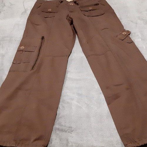Zara cargo buggy pants Large, brown, cotton, like new