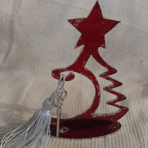 Handmade tree with silver details new