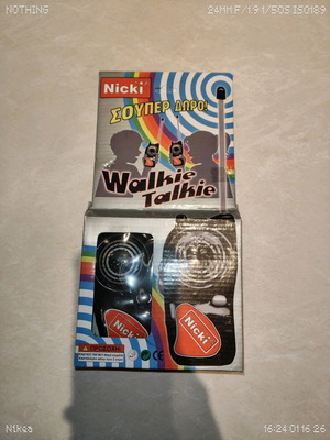 Walkie-talkie toy new, packaged