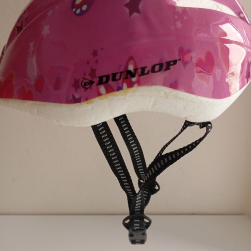 Dunlop children's bicycle helmet, pink, 38-52 cm