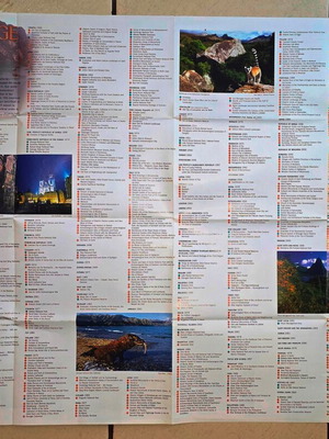 Χάρτης World Heritage 2007-2008 από National Geographic