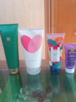 Body and hand creams with floral scent, new