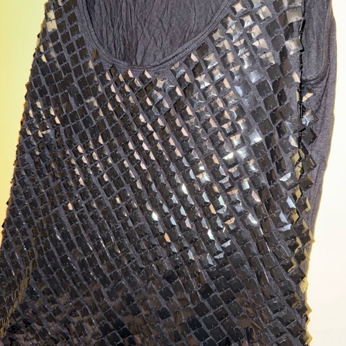 Black Sequin Top Prison XL new
