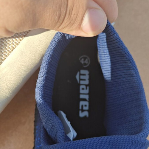 Mares water shoes, blue with black sole